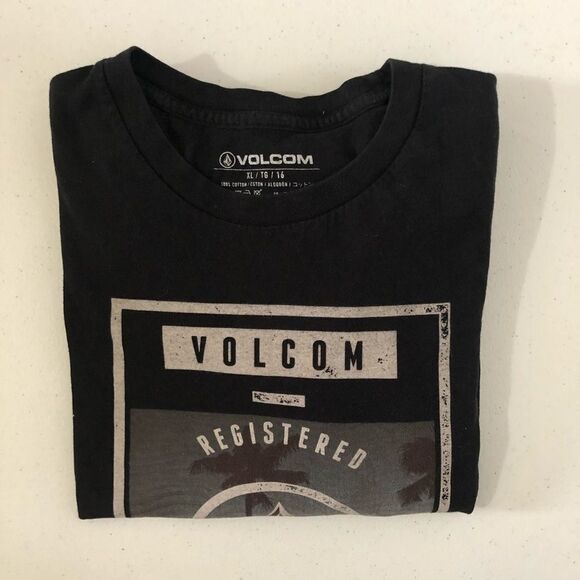 VOLCOM Men’s Black Short Sleeves T Shirt XL - Picture 3 of 3